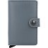  Miniwallet Original Funda para tarjetas de crédito Cartera de piel RFID 6,5 cm Modelo ice blue