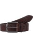  Cinturón de cuero Modelo dunkelbraun | 110 cm