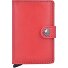  Miniwallet Original Funda para tarjetas de crédito Cartera de piel RFID 6,5 cm Modelo red red