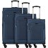  Travel Line 6804 Juego de maletas de 4 ruedas 3pcs. Modelo blue