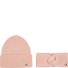  Set de regalo de gorro y diadema de punto Ck Metal Modelo petal blush