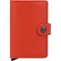  Miniwallet Original Funda para tarjetas de crédito Cartera de piel RFID 6,5 cm Modelo orange