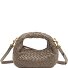  Greta Micro weave Bolso Piel 20 cm Modelo taupe brown