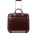  Blue Square 2 ruedas Trolley business Piel natural 37 cm Compartimento para laptop Modelo mahogany