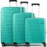  Roadrush 4 ruedas Set de maletas 3 piezas Con asa expansible Modelo aqua turquoise