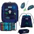 Juego de mochilas escolares Genius 4pcs Superflask Modelo City Lights