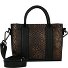  Glam Newburgh Bolso miniatura Piel 18.5 cm Modelo croco bronze - black