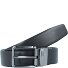 Cinturón reversible de cuero Modelo black-darkbrown | 100 cm