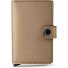  Miniwallet Estuche para tarjetas de crédito Protección RFID Piel 10 cm Modelo bronze