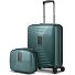  Juego de maletas Essentials 14 2 pzs. trolley de cabina con plegado extensible y neceser Modelo pearl-green metallic