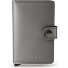  Miniwallet Estuche para tarjetas de crédito Protección RFID Piel 10 cm Modelo steel