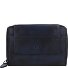  Destressed Cartera Protección RFID Piel 13.5 cm Modelo navy blue