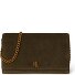  Adair Clutch Piel natural 20.5 cm Modelo botanic green