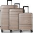  Essentials 11 4 ruedas Set de maletas 3 piezas Con fuelle expandible Modelo taupe