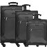  Juego de maletas Travel Line 6400 de 2-4 rodillos 3pcs. Modelo schwarz I