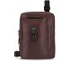  Bolso Harper de piel 21 cm Modelo dark brown