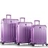  Xtrak 4 ruedas Juego de maletas 3 piezas con pliegue de expansión Modelo lavender