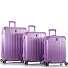  Xtrak 4 ruedas Juego de maletas 3 piezas con pliegue de expansión Modelo lavender