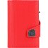  Funda para tarjetas de crédito Click & Slide RFID Piel 6,5 cm Modelo coral-red
