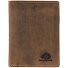  Estuche Vintage para tarjetas de crédito de cuero 9 cm Modelo braun