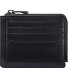  Billetera de negocios de cuero RFID 11 cm Modelo black