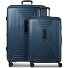  Essentials 14 4 ruedas Set de maletas 2 piezas Con fuelle expandible Modelo dark blue metallic