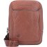  Bolso cuadrado negro de cuero 17 cm Modelo cuoio tabacco