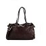  Carolina Bolsa de hombro Piel natural 38 cm Modelo moro