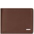  Cartera de piel Essentials QF RFID de 12 cm desplegable con compartimento de cremallera Modelo cognac