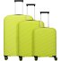  Burano 4 ruedas Juego de maletas 3 piezas con pliegue de expansión Modelo apple green
