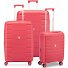  Skyline 2.0 4 ruedas Juego de maletas 3 piezas con pliegue de expansión Modelo koralle