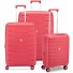  Skyline 2.0 4 ruedas Juego de maletas 3 piezas con pliegue de expansión Modelo koralle