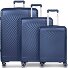  Vienna 4 ruedas Juego de maletas 3 piezas con pliegue de expansión Modelo navy blue