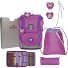  ErgoFlex Tiny Juego de mochilas escolares 6 piezas Modelo Purple Unicorn