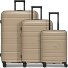  Essentials 11 4 ruedas Set de maletas 3 piezas Con fuelle expandible Modelo beige