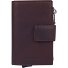  Birkheim C-Four Estuche para tarjetas de crédito Protección RFID Piel 6.5 cm Modelo darkbrown