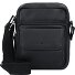  Vintage Bolsa de hombro Piel 18 cm Modelo black