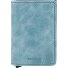  Slimwallet Estuche para tarjetas de crédito Protección RFID Piel 6.5 cm Modelo teal