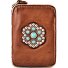 Tosca Cartera Bloqueo RFID Piel natural 13 cm Modelo cognac