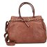  Kura Bolso Piel 33 cm Modelo cognac