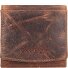  Cartera Montana de cuero RFID 10 cm Modelo braun