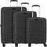  Travel Line 4500 4 ruedas Juego de maletas 3 piezas con pliegue de expansión Modelo black