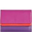  Billetera con doble solapa Billetera de cuero 13 cm Modelo sangria multi