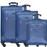  Juego de maletas Travel Line 6400 de 2-4 rodillos 3pcs. Modelo blau