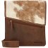  Bolso de cuero combinado natural 26 cm Modelo natural