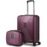  Juego de maletas Essentials 14 2 pzs. trolley de cabina con plegado extensible y neceser Modelo aubergine metallic