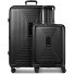  Juego de maletas Essentials 14 de 4 ruedas Compartimento para portátil de 2 piezas con pliegue extensible Modelo black metallic