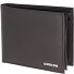  Leather Cartera Bloqueo RFID Piel natural 12 cm Modelo braun-pure 2.0metal square
