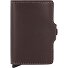  Twinwallet Original Cartera para tarjetas de crédito RFID Piel 6,5 cm Modelo chocolate