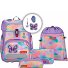  Cloud Flash Juego de mochilas escolares 5 piezas Modelo Butterfly Luna